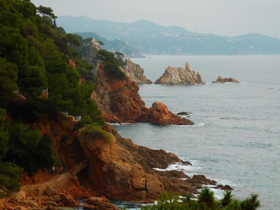 Apartamento Blanes Playa Eksteriør bilde